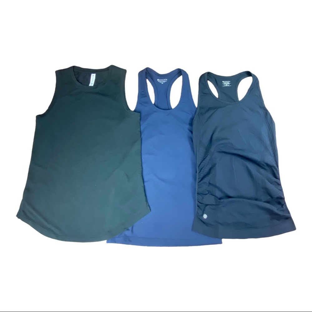 Athleta Tank Top Lot of Three in XS